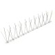 SET 20 PEZZI DISSUASORI PER VOLATILI PICCIONI 50 CM BASE POLICARBONATO 40 SPILLI INOX POLIC/201 - TOTALE 10 METRI