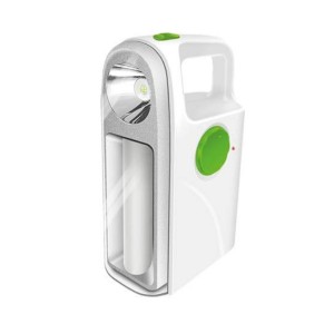LAMPADA PORTATILE 24+1 LED RICARICABILE AC EMERGENZA BLACKOUT BIANCO VERDE