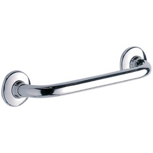 MANIGLIONE DA BAGNO CROMATO DI SICUREZZA IN OTTONE 30 CM O 40 CM