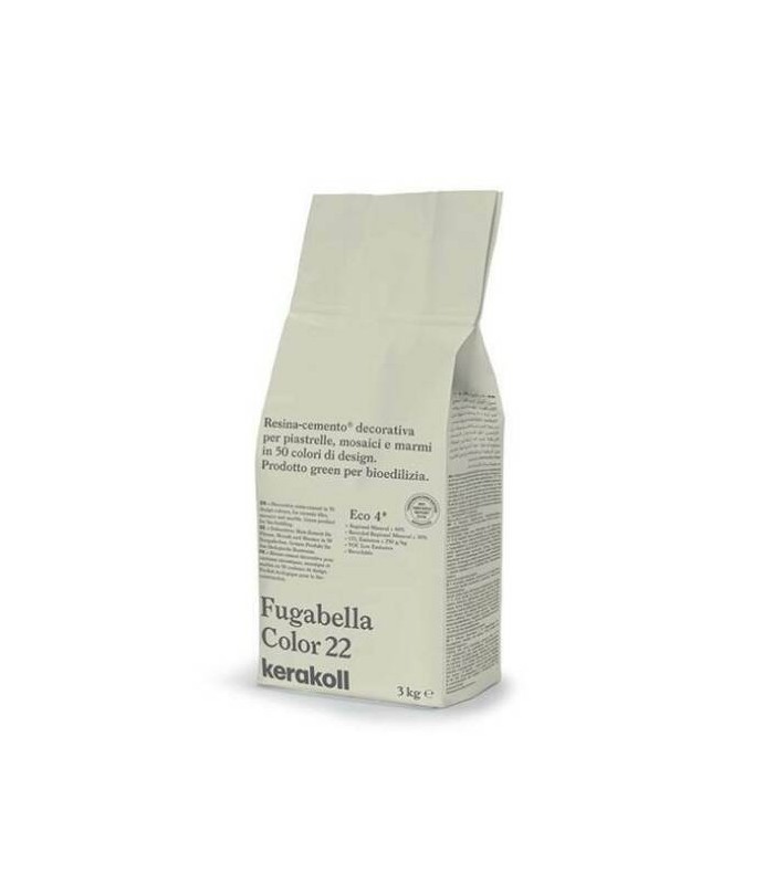 FUGABELLA COLOR KERAKOLL RESINA-CEMENTO 3 KG COLORE 22 EDIL STORE - 2