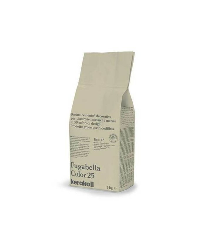 FUGABELLA COLOR KERAKOLL RESINA-CEMENTO 3 KG COLORE 25 EDIL STORE - 2