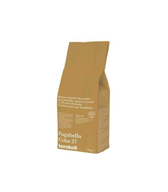 FUGABELLA COLOR KERAKOLL RESINA-CEMENTO 3 KG COLORE 27 EDIL STORE - 2