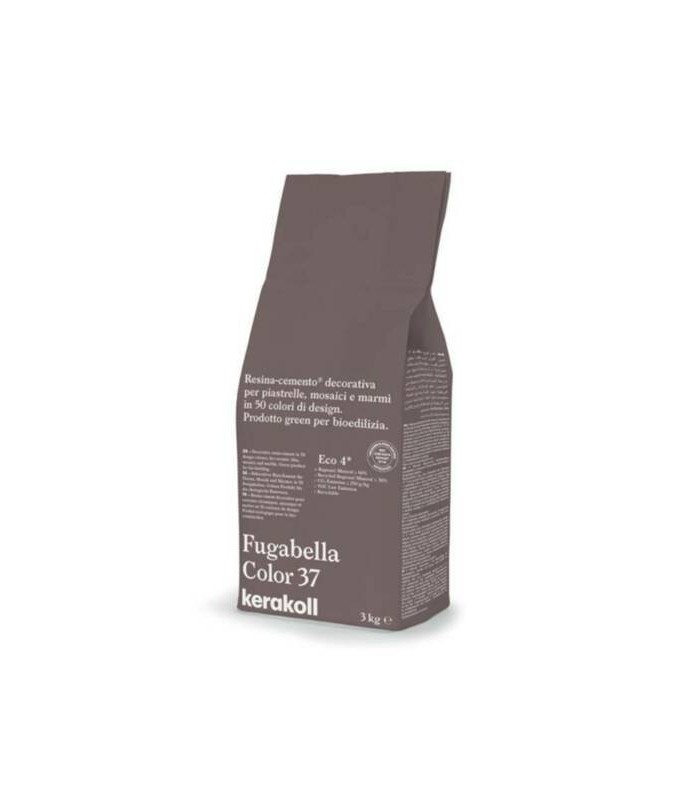 FUGABELLA COLOR KERAKOLL RESINA-CEMENTO 3 KG COLORE 37 EDIL STORE - 2