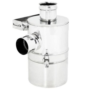 ABBATTITORE DI FULIGGINE AD ACQUA (WATER DUST COLLECTOR) - ACCIAIO INOX Ø 80 MM