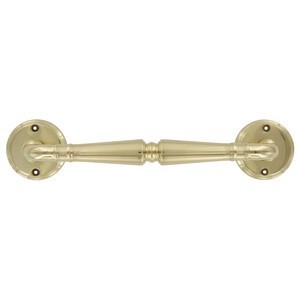 MANIGLIONE PER PORTE E PORTONI OTTONE LUCIDO VERNICIATO MODELLO 603 260 MM