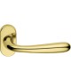 MEZZA MANIGLIA PER PORTA GOCCIA 1126 ROSETTA OVALE CROMO SATINATO MANO DESTRA DX