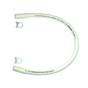 TUBO GAS METANO CON FASCETTE Ø 13X20 MM - LUNGHEZZA 100 CM - CERTIFICATO IMQ