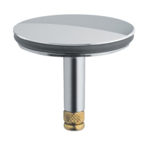 TAPPO PILETTA VASCA STANDARD IN ACCIAIO INOX CON GUARNIZIONE