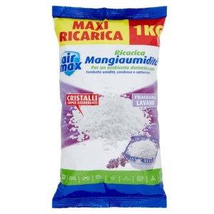 AIRMAX ASSORBIUMIDITA' RICARICA SALI CONF. 1 KG PROFUMO DI LAVANDA 