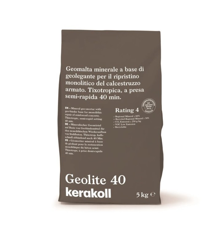 GEOLITE 40 KERAKOLL GEO-MALTA PER RIPRISTINO CALCESTRUZZO - 6