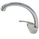 MISCELATORE LAVELLO A CANNA ALTA CALIPSO CUCINA IN OTTONE CROMATO - 2
