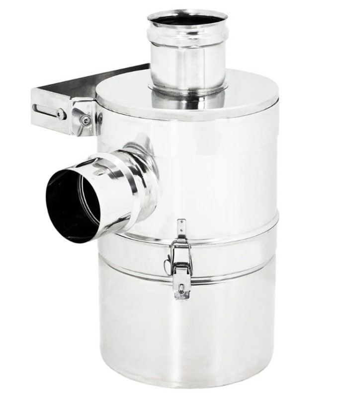 ABBATTITORE FUMI AD ACQUA INOX AISI 304 D. 10 CM