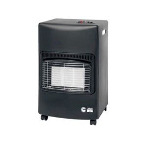 STUFA A GAS GPL INFRAROSSI ARTURO NERO 4200W CON RUOTE E ANTIRIBALTAMENTO